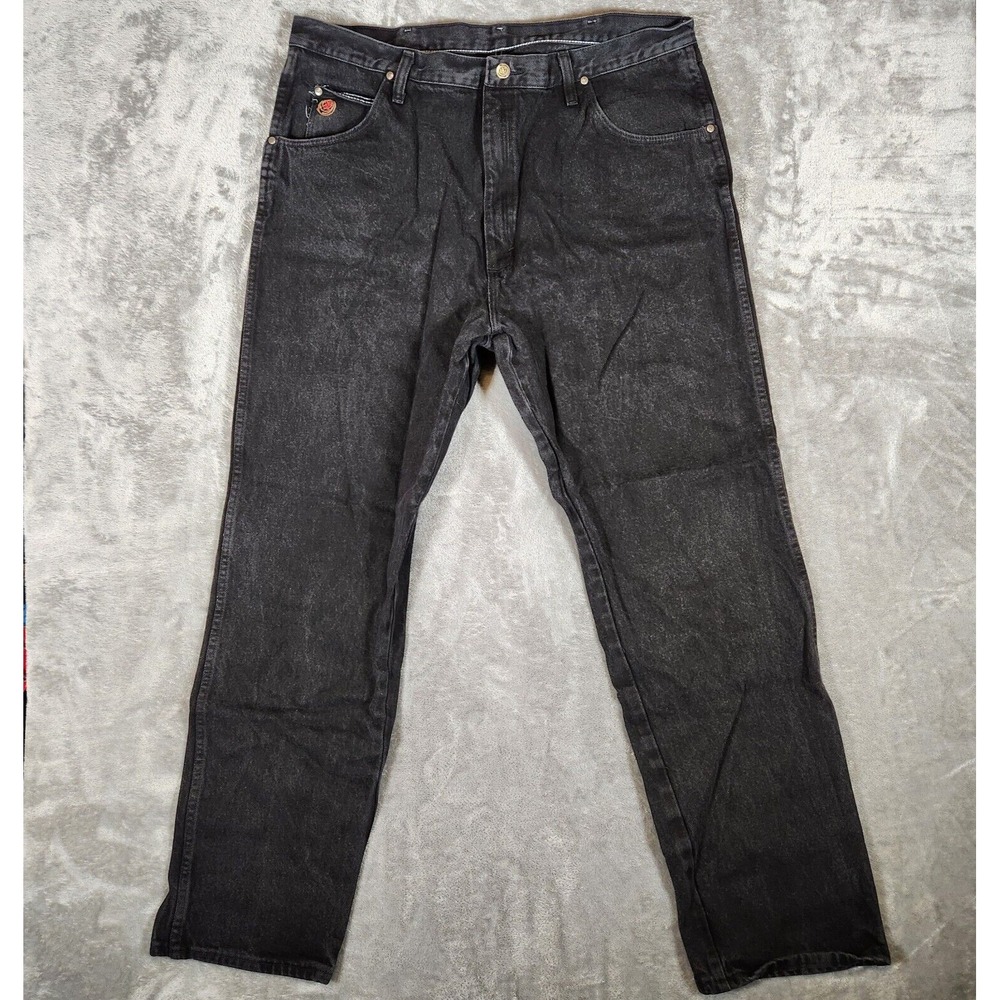 Wrangler Jeans Men's 39X33 (Tag 40X34) 20X Black 22MWXWK